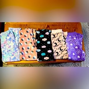 5 pair pajama pants set. Size M